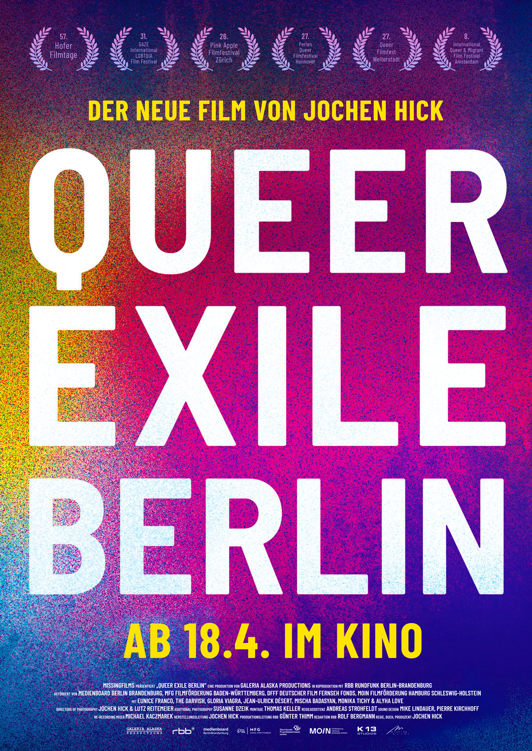 Filmabend "Queer Exile Berlin" mit anschließendem Gespräch mit Regisseur